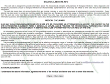 Tablet Screenshot of biologicalmedicine.info